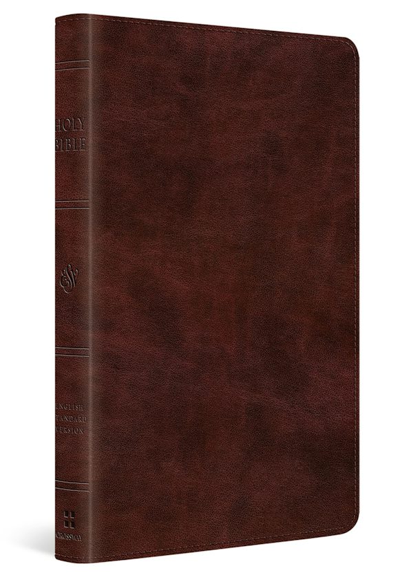 Cover image for ESV Large Print Thinline Bible (Trutone, Mahogany), isbn: 9798874906719