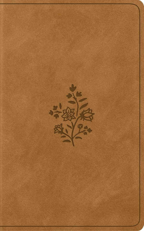 Cover image for ESV Vest Pocket New Testament with Psalms and Proverbs, Red Letter (Trutone, Nubuck Caramel, Wildflower Design), isbn: 9798874907372