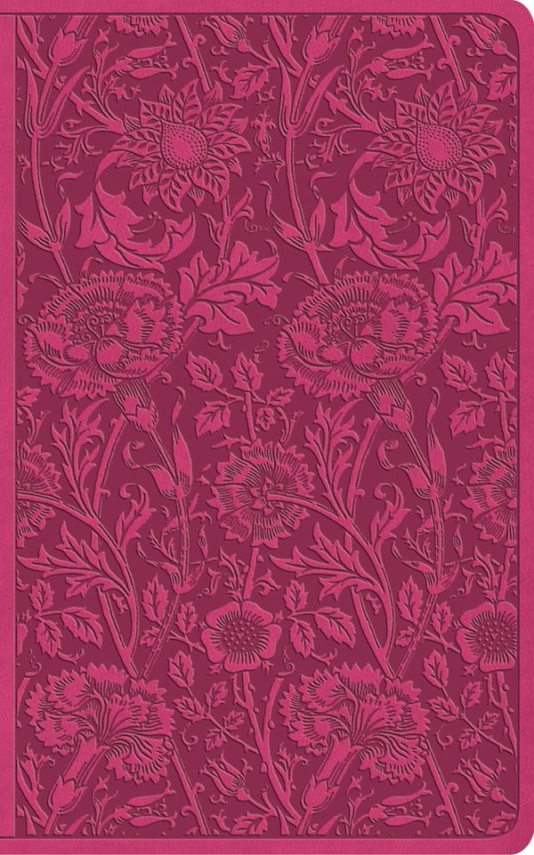 Cover image for ESV Vest Pocket New Testament with Psalms and Proverbs, Red Letter (Trutone, Berry, Floral Design), isbn: 9798874907396