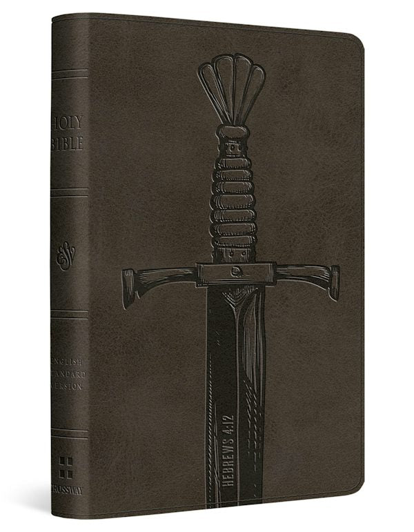 Cover image for ESV Compact Bible (Trutone, Silver, Sword Design), isbn: 9798874907464