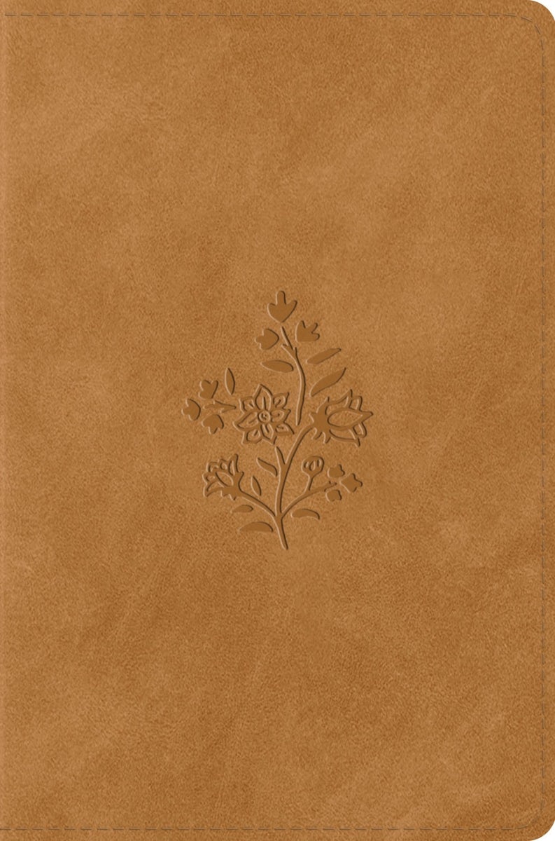 Cover image for ESV Compact Bible (Trutone, Nubuck Caramel, Wildflower Design), isbn: 9798874907532