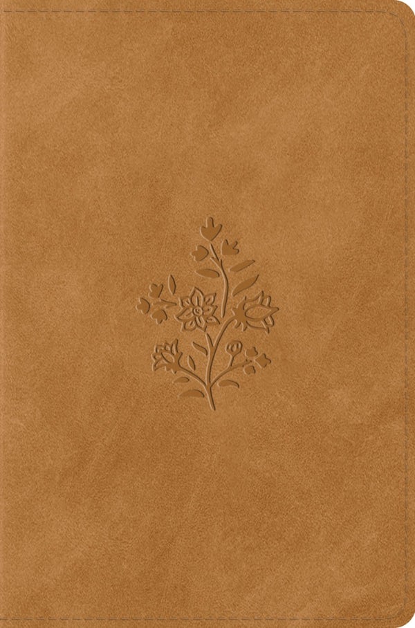 Cover image for ESV Compact Bible (Trutone, Nubuck Caramel, Wildflower Design), isbn: 9798874907532