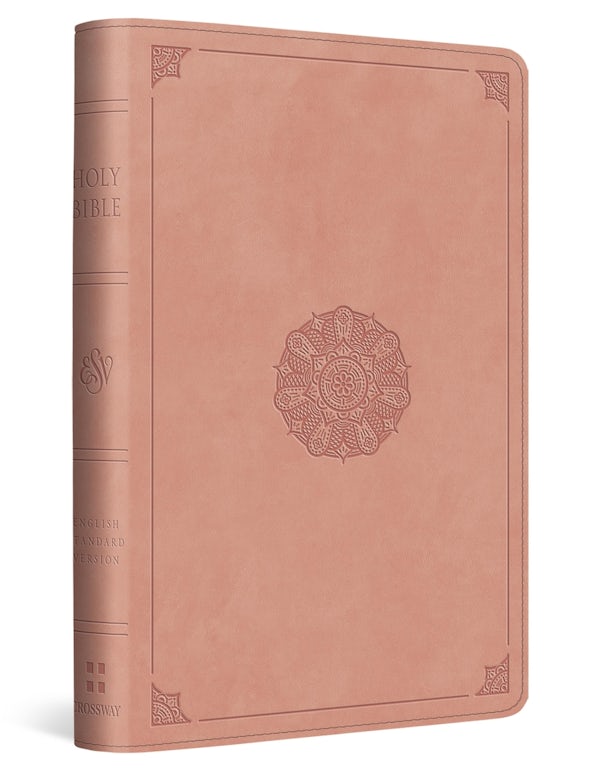 Cover image for ESV Compact Bible, Red Letter (Trutone, Blush Rose, Emblem Design), isbn: 9798874907556