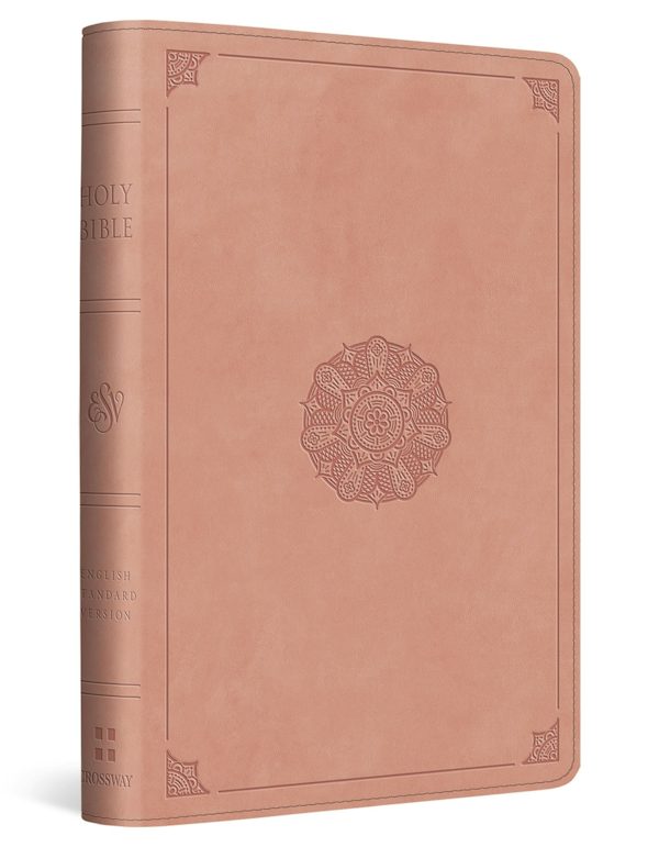 Cover image for ESV Compact Bible, Red Letter (Trutone, Blush Rose, Emblem Design), isbn: 9798874907556