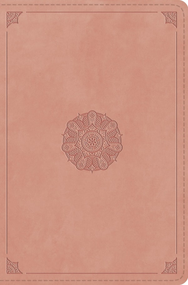 Cover image for ESV Compact Bible, Red Letter (Trutone, Blush Rose, Emblem Design), isbn: 9798874907556