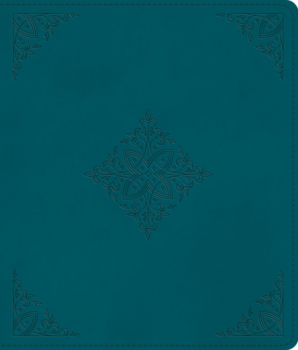 Cover image for ESV Journaling Bible (Trutone, Deep Teal, Fleur-De-Lis Design), isbn: 9798874907600