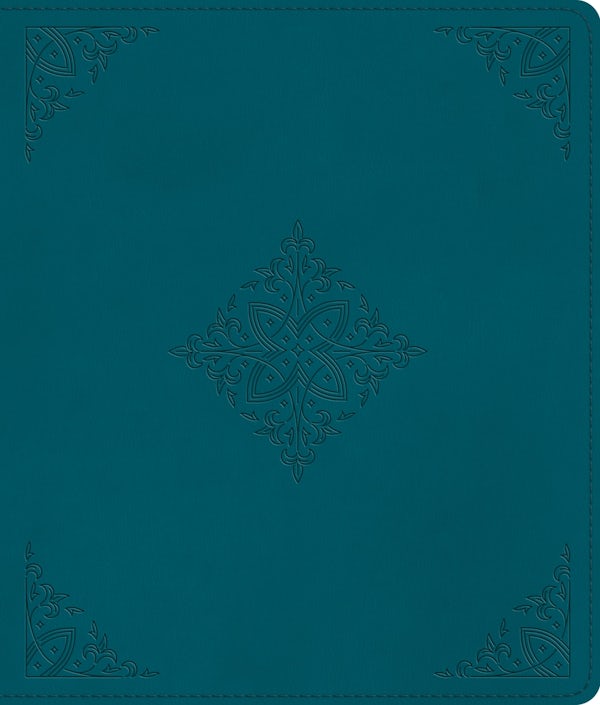 Cover image for ESV Journaling Bible (Trutone, Deep Teal, Fleur-De-Lis Design), isbn: 9798874907600