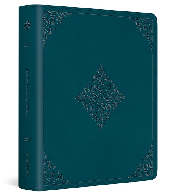 Cover image for ESV Journaling Bible (Trutone, Deep Teal, Fleur-De-Lis Design), isbn: 9798874907600