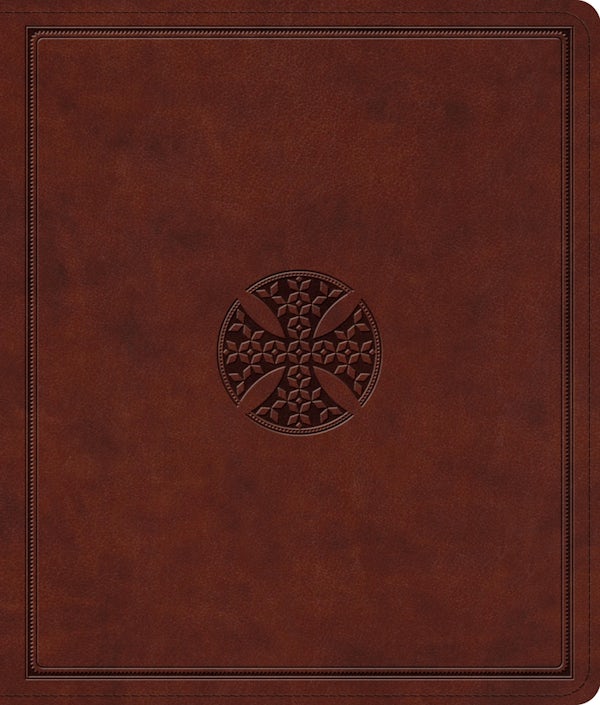 Cover image for ESV Journaling Bible (Trutone, Brown, Mosaic Cross Design), isbn: 9798874907617