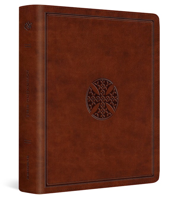 Cover image for ESV Journaling Bible (Trutone, Brown, Mosaic Cross Design), isbn: 9798874907617