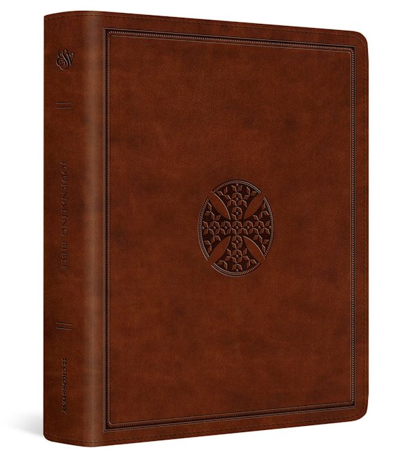 Cover image for ESV Journaling Bible (Trutone, Brown, Mosaic Cross Design), isbn: 9798874907617