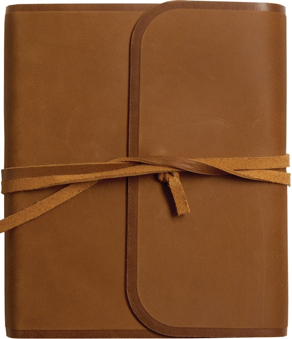 Cover image for ESV Journaling Bible (Natural Leather, Brown, Flap with Strap), isbn: 9798874907655