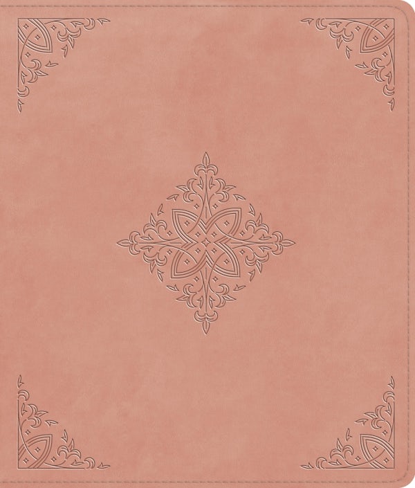 Cover image for ESV Journaling Bible, Red Letter (Trutone, Blush Rose, Fleur-De-Lis Design), isbn: 9798874907693