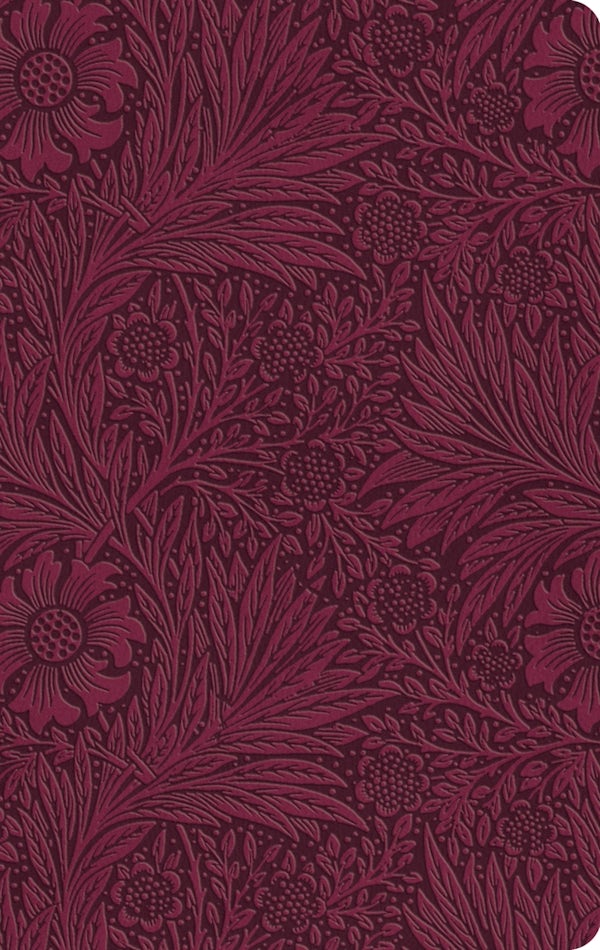 Cover image for ESV Large Print Value Thinline Bible (Trutone, Raspberry, Floral Design), isbn: 9798874907730