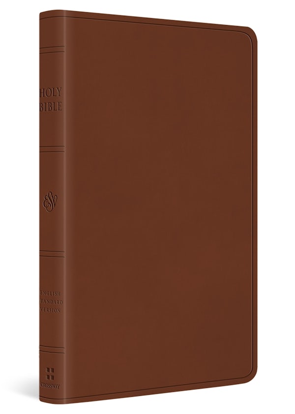 Cover image for ESV Large Print Value Thinline Bible (Trutone, Camel), isbn: 9798874907778