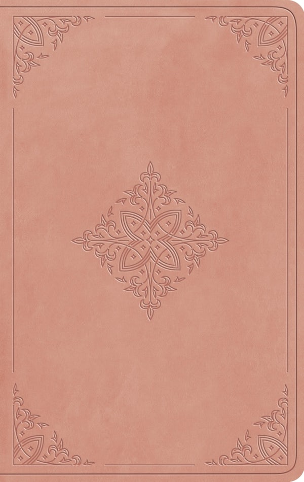 Cover image for ESV Large Print Value Thinline Bible (Trutone, Blush Rose, Fleur-De-Lis Design), isbn: 9798874907839