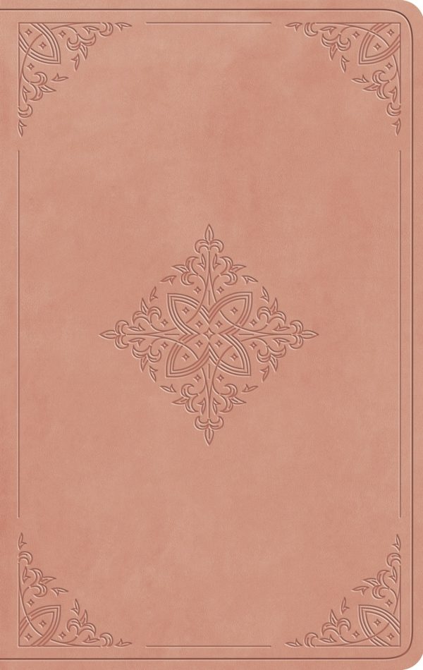 Cover image for ESV Large Print Value Thinline Bible (Trutone, Blush Rose, Fleur-De-Lis Design), isbn: 9798874907839