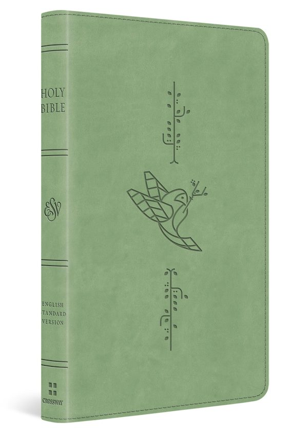 Cover image for ESV Kid's Bible, Thinline, Red Letter (Trutone, Light Green, Bird of the Air Design), isbn: 9798874907860