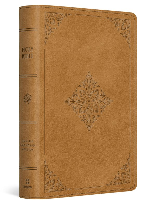 Cover image for ESV Large Print Bible (Trutone, Nubuck Caramel, Fleur-De-Lis Design), isbn: 9798874908003