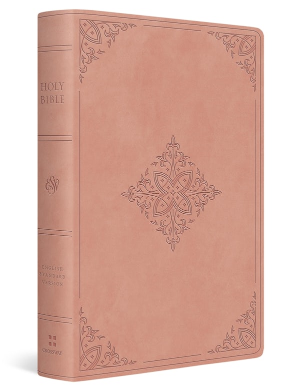 Cover image for ESV Giant Print Value Thinline Bible (Trutone, Blush Rose, Fleur-De-Lis Design), isbn: 9798874908942