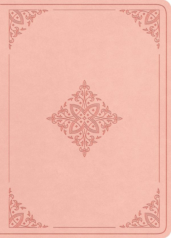 Cover image for ESV Large Print Value Personal Size Bible (Trutone, Blush Rose, Fleur-De-Lis Design), isbn: 9798874908980
