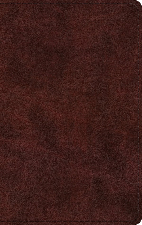 Cover image for ESV Large Print Thinline Bible, Red Letter (Trutone, Mahogany), isbn: 9798874909000