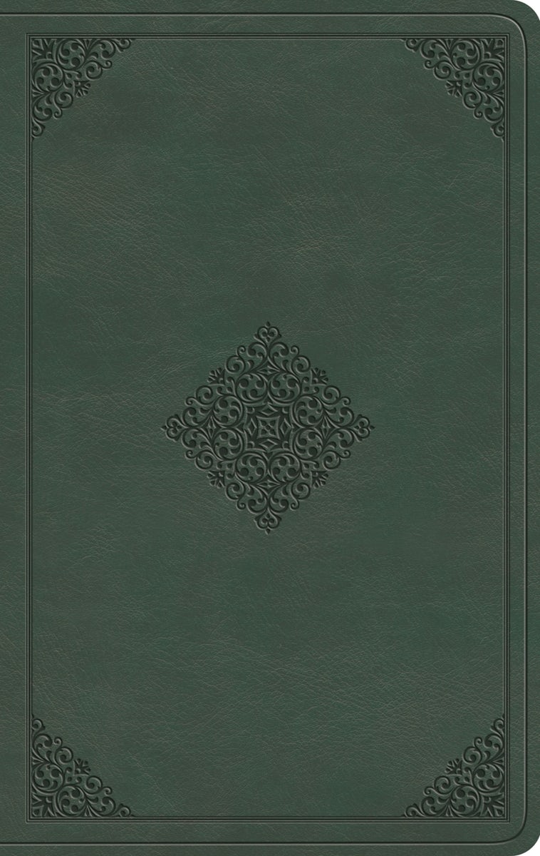 Cover image for ESV Large Print Value Thinline Bible (Trutone, Quiet Forest, Ornament Design), isbn: 9798874909024