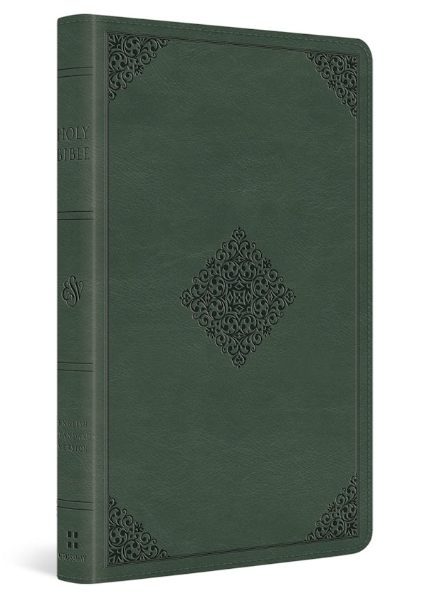 Cover image for ESV Thinline Bible, Red Letter (Trutone, Quiet Forest, Ornament Design), isbn: 9798874911447