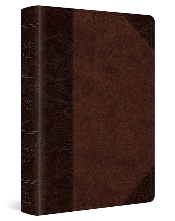 Cover image for ESV Personal Size Reference Bible (Trutone, Brown/Walnut, Portfolio Design), isbn: 9798874911645