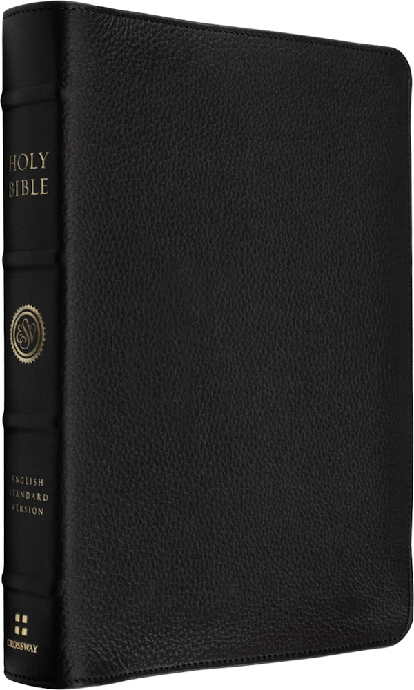 Cover image for ESV Heirloom Bible, Gratia: Large Print Thinline Reference Edition (Goatskin, Black), isbn: 9798874912666