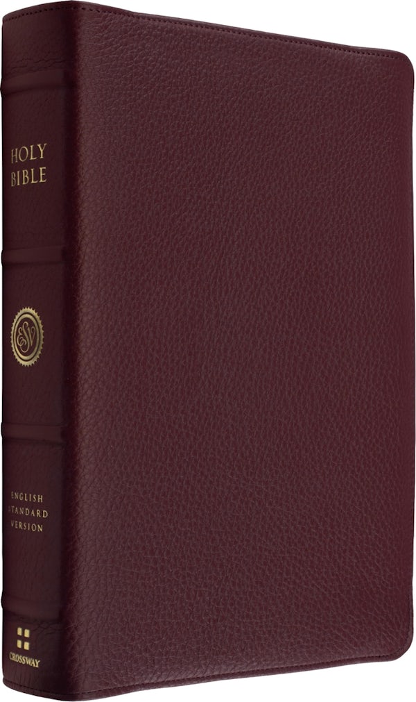 Cover image for ESV Heirloom Bible, Scriptura Sacra: Personal Size Reference Edition (Calfskin, Bordeaux), isbn: 9798874912772