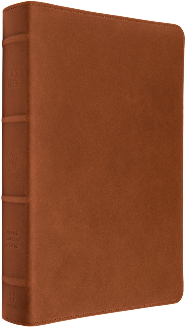 Cover image for ESV Heirloom Bible, Gloria Dei: Single Column Edition (Cowhide, British Tan), isbn: 9798874912796