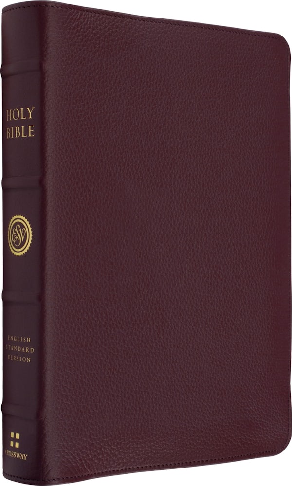 Cover image for ESV Heirloom Bible, Gratia: Large Print Thinline Reference Edition (Calfskin, Bordeaux), isbn: 9798874912895