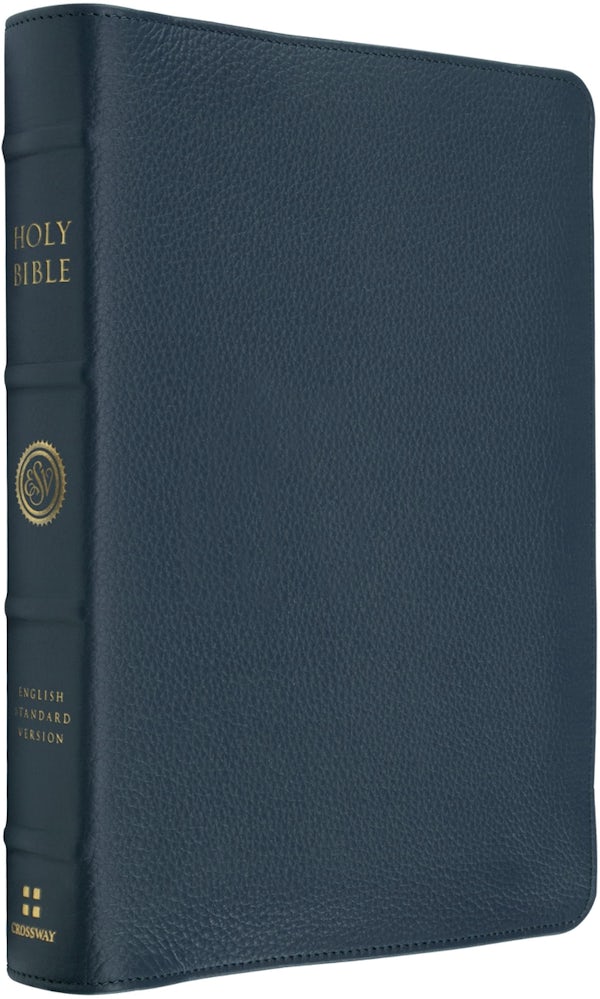Cover image for ESV Heirloom Bible, Alpha: Personal Size Edition (Calfskin, Meridian Blue), isbn: 9798874913557
