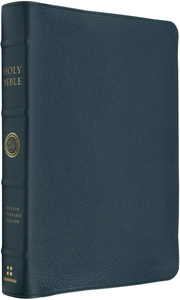 Cover image for ESV Heirloom Bible, Alpha: Personal Size Edition (Calfskin, Meridian Blue), isbn: 9798874913557