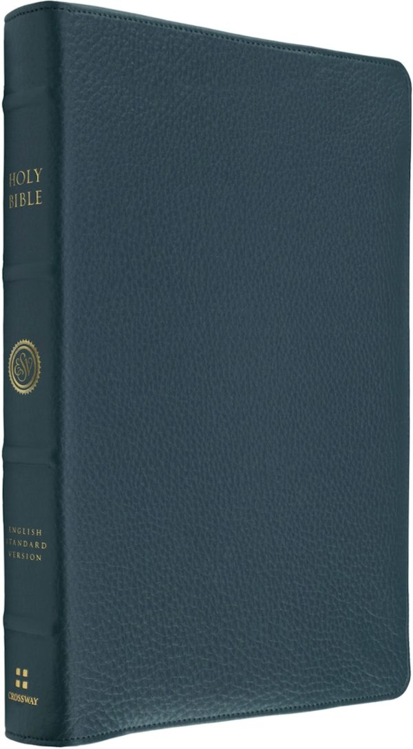 Cover image for ESV Heirloom Bible, Gloria Dei: Single Column Edition (Calfskin, Meridian Blue, Full Yapp), isbn: 9798874913601