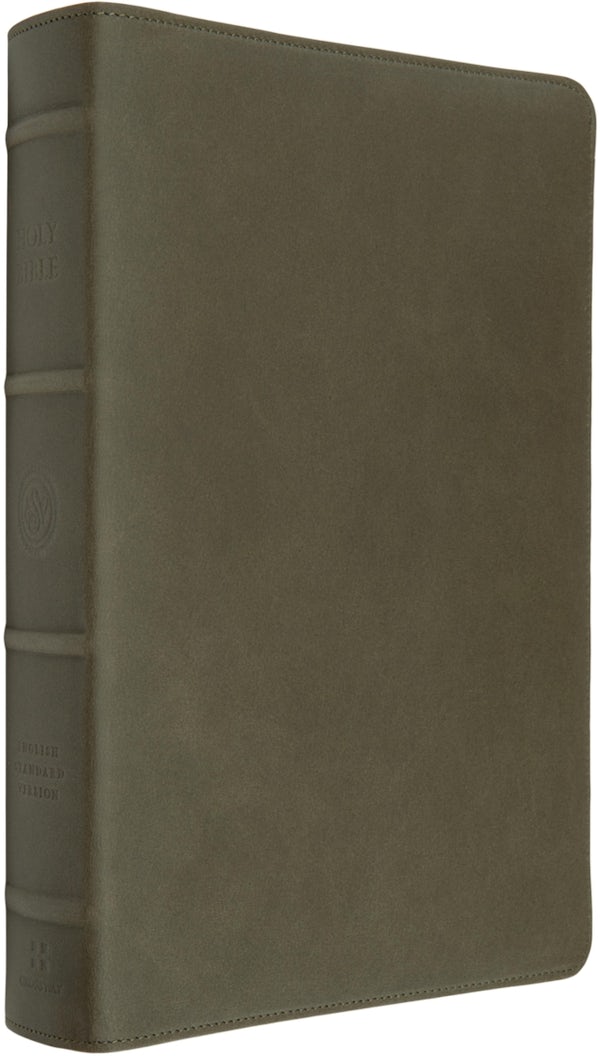 Cover image for ESV Heirloom Bible, Gloria Dei: Single Column Edition (Cowhide, Tuscan Green), isbn: 9798874913625