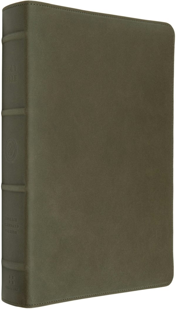 Cover image for ESV Heirloom Bible, Gloria Dei: Single Column Edition (Cowhide, Tuscan Green), isbn: 9798874913625