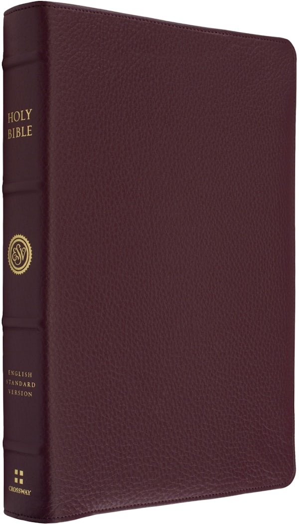 Cover image for ESV Heirloom Bible, Gloria Dei: Single Column Edition (Calfskin, Bordeaux), isbn: 9798874913632