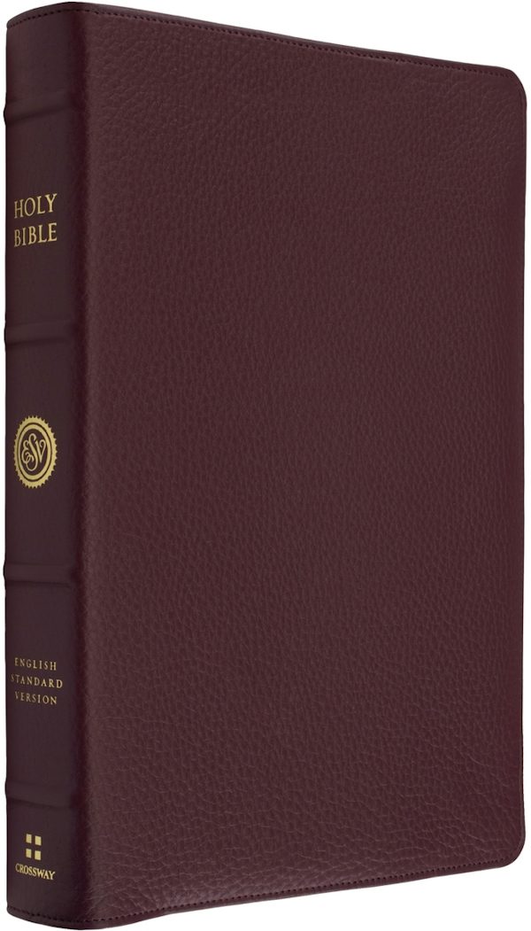 Cover image for ESV Heirloom Bible, Gloria Dei: Single Column Edition (Calfskin, Bordeaux), isbn: 9798874913632