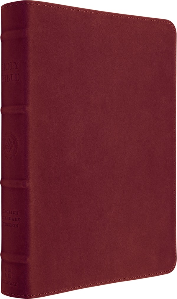 Cover image for ESV Heirloom Bible, Gratia: Large Print Thinline Reference Edition (Cowhide, Carmine Red), isbn: 9798874913656