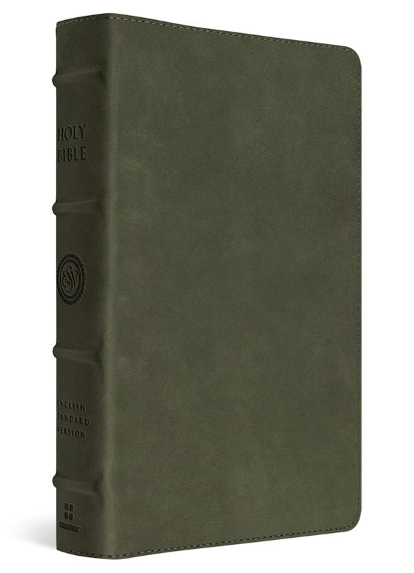 Cover image for ESV Heirloom Bible, Scriptura Sacra: Personal Size Reference Edition (Cowhide, Tuscan Green, Full Yapp), isbn: 9798874913694