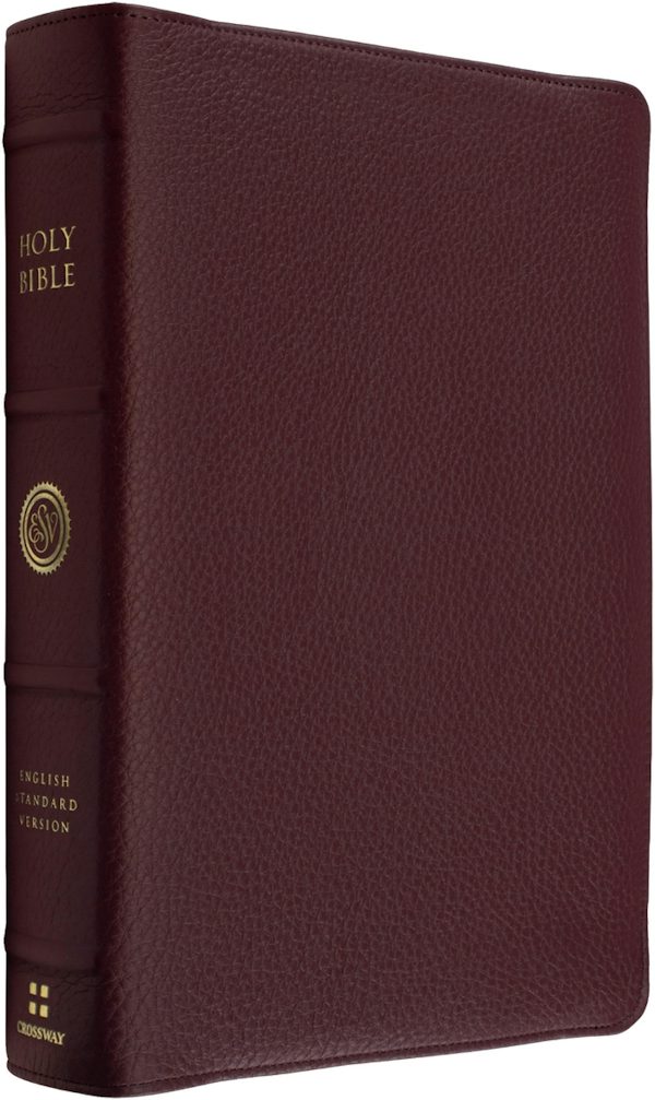 Cover image for ESV Heirloom Bible, Veritas: Single Column Edition (Calfskin, Bordeaux, Full Yapp), isbn: 9798874913700