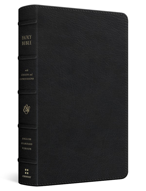 Cover image for ESV Bible with Creeds and Confessions (Top Grain Leather, Black), isbn: 9798874913724