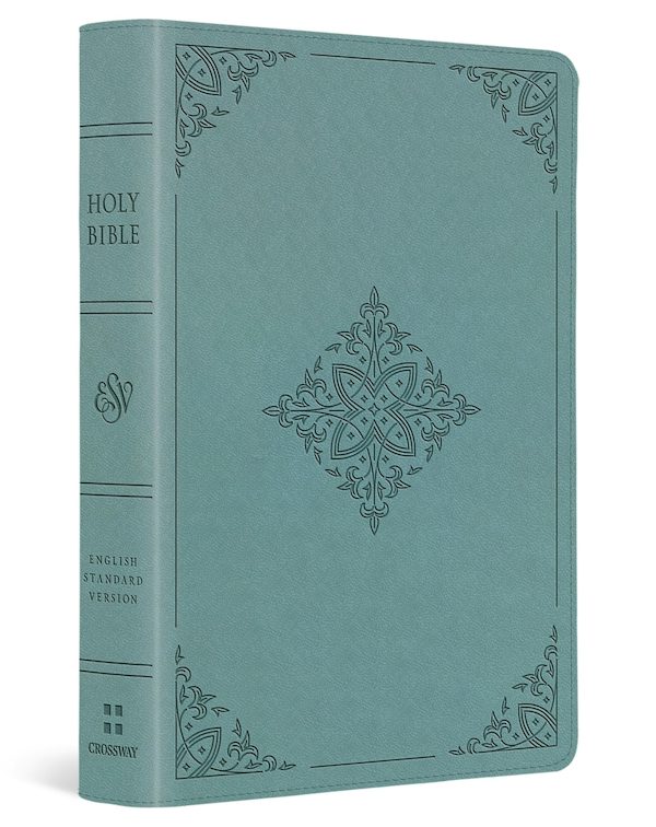 Cover image for ESV Large Print Compact Bible (Trutone, Paris Sky, Fleur-De-Lis Design), isbn: 9798874914608
