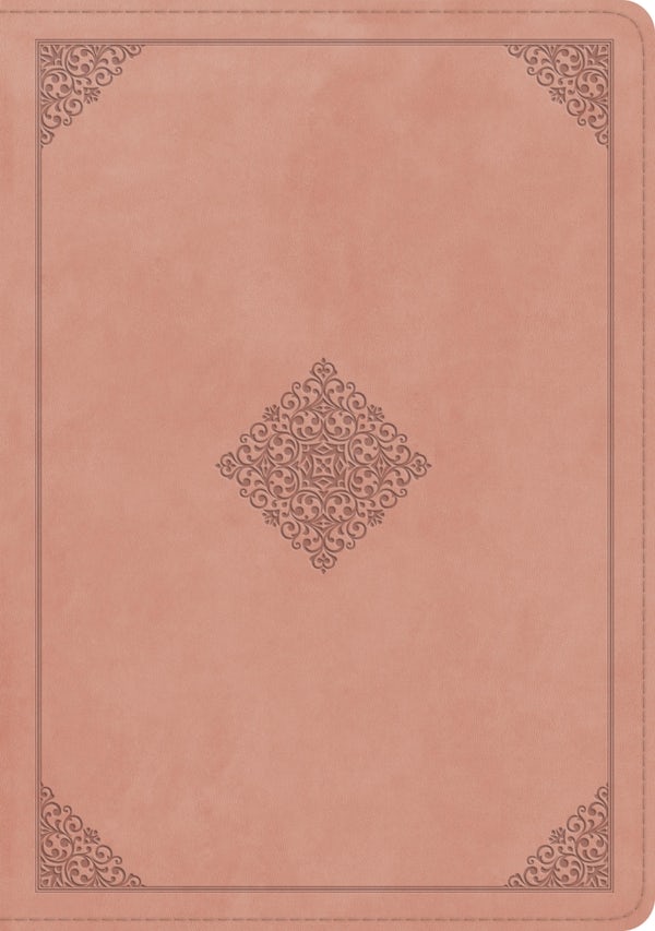 Cover image for ESV Single Column Journaling Bible, Large Print (Trutone, Blush Rose, Ornament Design), isbn: 9798874914660