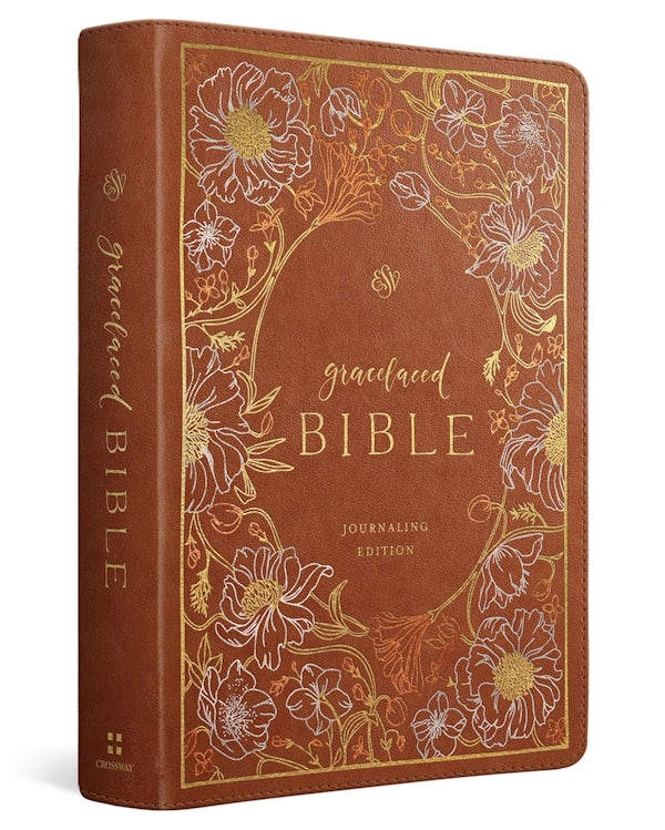 Cover image for ESV Gracelaced Bible, Journaling Edition (Artwork by Ruth Chou Simons) (Trutone, English Saddle), isbn: 9798874915629