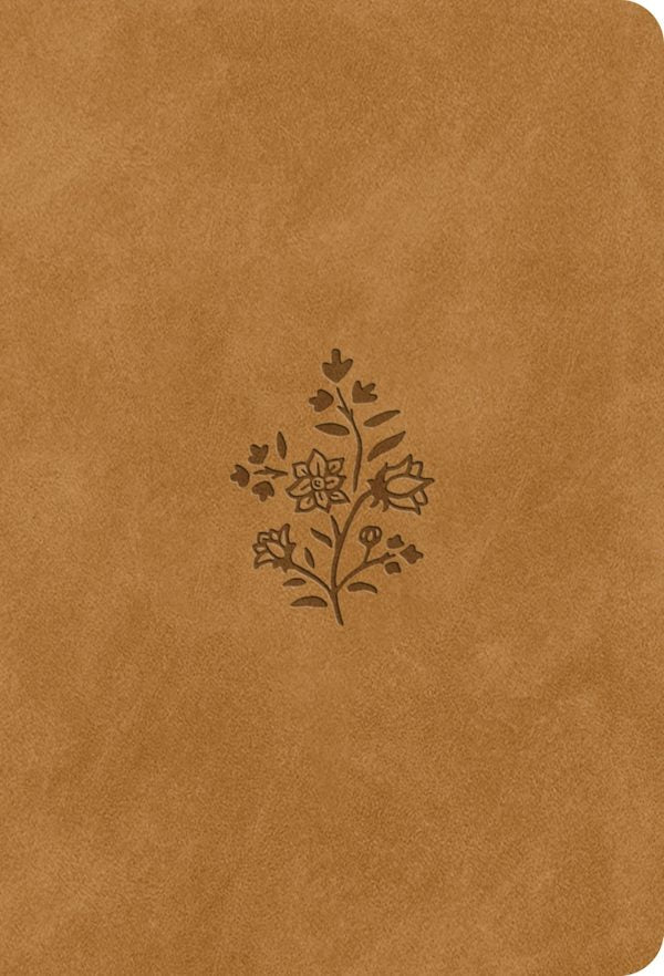 Cover image for ESV Large Print Value Compact Bible (Trutone, Nubuck Caramel, Wildflower Design), isbn: 9798874916145
