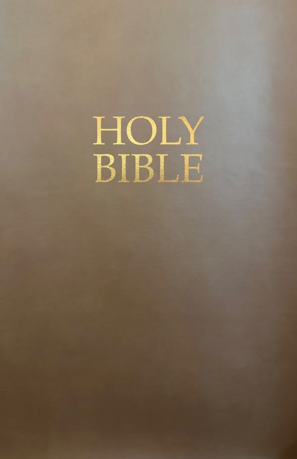 Cover image for Kjver Gift and Award Holy Bible, Deluxe Edition, Coffee Ultrasoft, isbn: 9798887691558