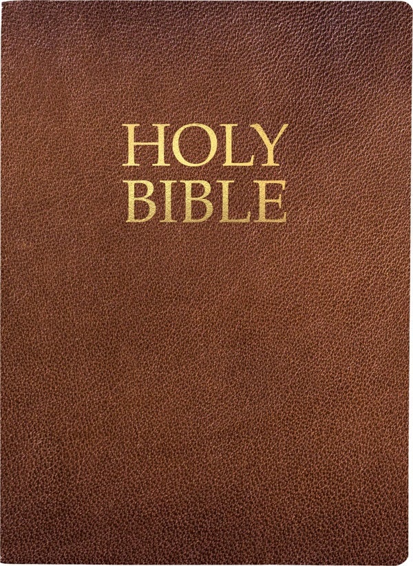 Cover image for Kjver Holy Bible, Large Print, Acorn Bonded Leather, Thumb Index, isbn: 9798887691633